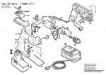 Bosch 0 601 932 068 Gbm 7,2 V-1 Batt-Oper Drill 7.2 V / Eu Spare Parts